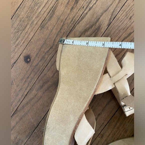 Kork-ease natural leather platform sandals, size 9 - Picture 4 of 8